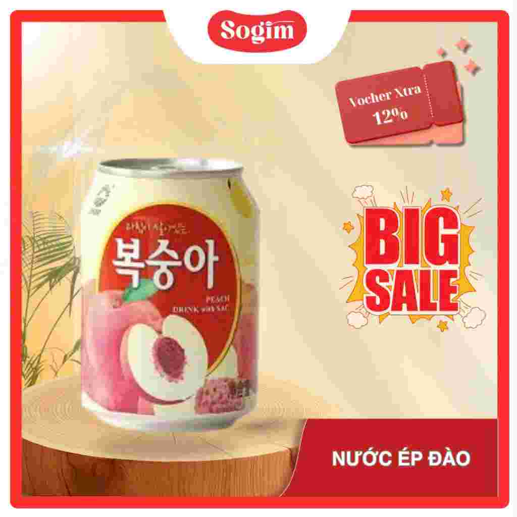 NƯỚC ĐÀO JIUR dạng lon 238ml/Lon